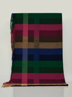Halo Plaid Blanket in Multi Cashmere
