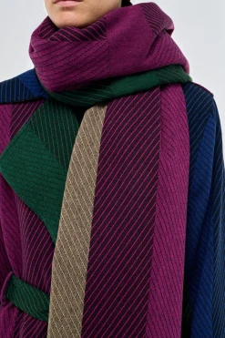 Halo Plaid Blanket in Multi Cashmere
