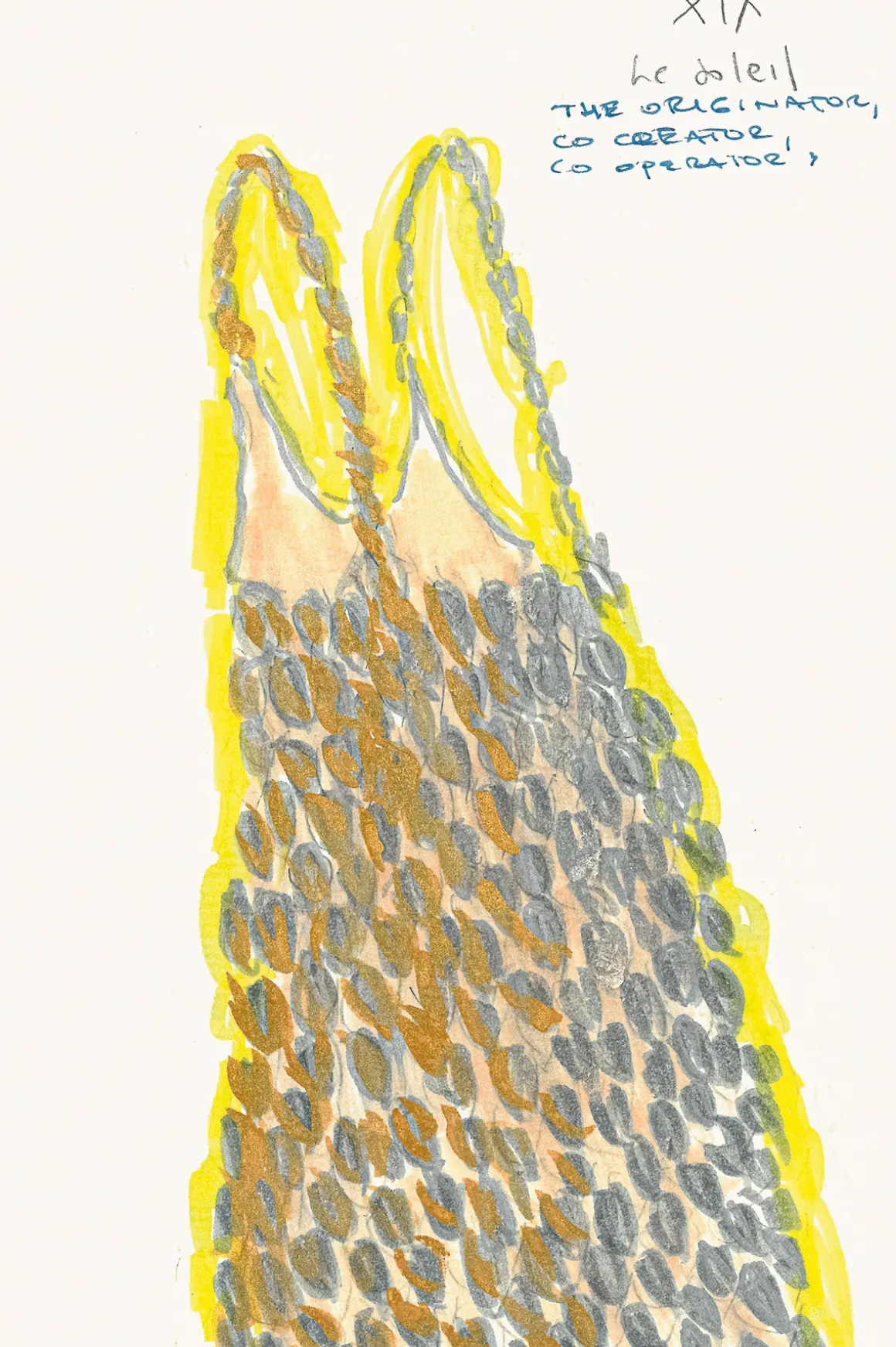 Isai Maxi Dress in Metallic Gold Linen Twill