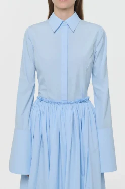Jataya Shirt in Light Blue Sea Island Cotton
