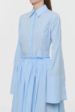 Jataya Shirt in Light Blue Sea Island Cotton