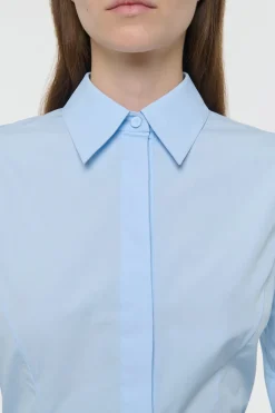 Jataya Shirt in Light Blue Sea Island Cotton