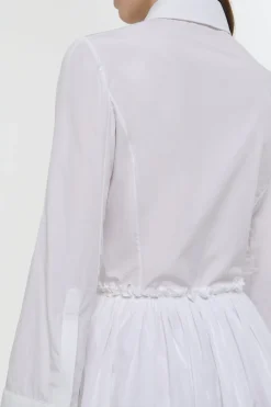 Jataya Shirt in White Sea Island Cotton