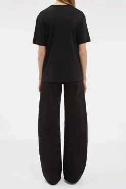 Kirby T-Shirt in Black Cashmere Jersey