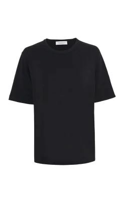 Kirby T-Shirt in Black Cashmere Jersey