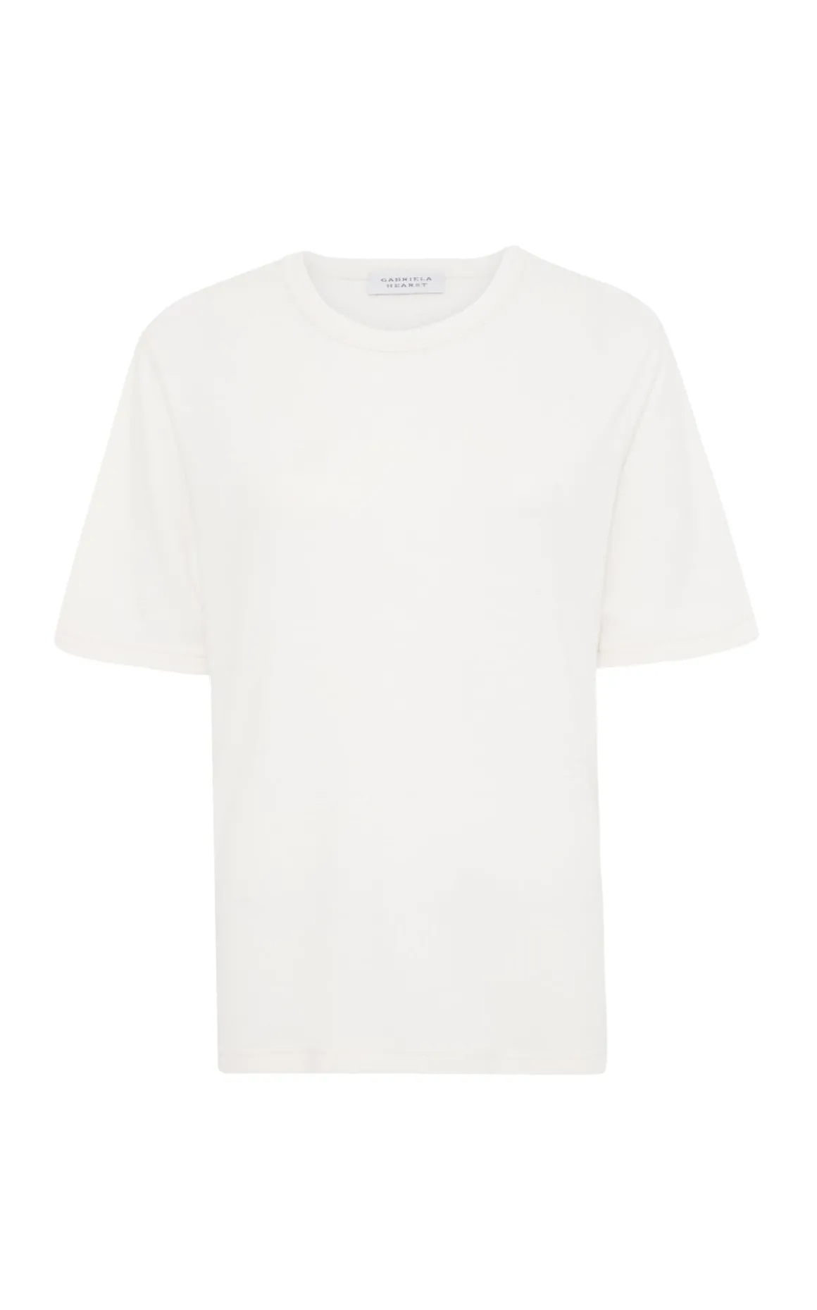 Kirby T-Shirt in Ivory Cashmere Jersey