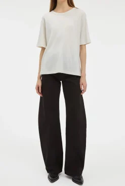 Kirby T-Shirt in Ivory Cashmere Jersey