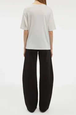 Kirby T-Shirt in Ivory Cashmere Jersey