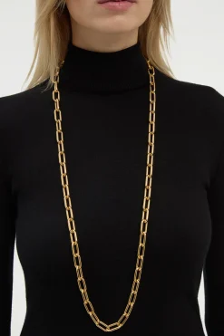 Large Link Necklace in 18K Yellow Gold (Small Links)
