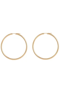 Large Loop Earrings in 18K Yellow Gold