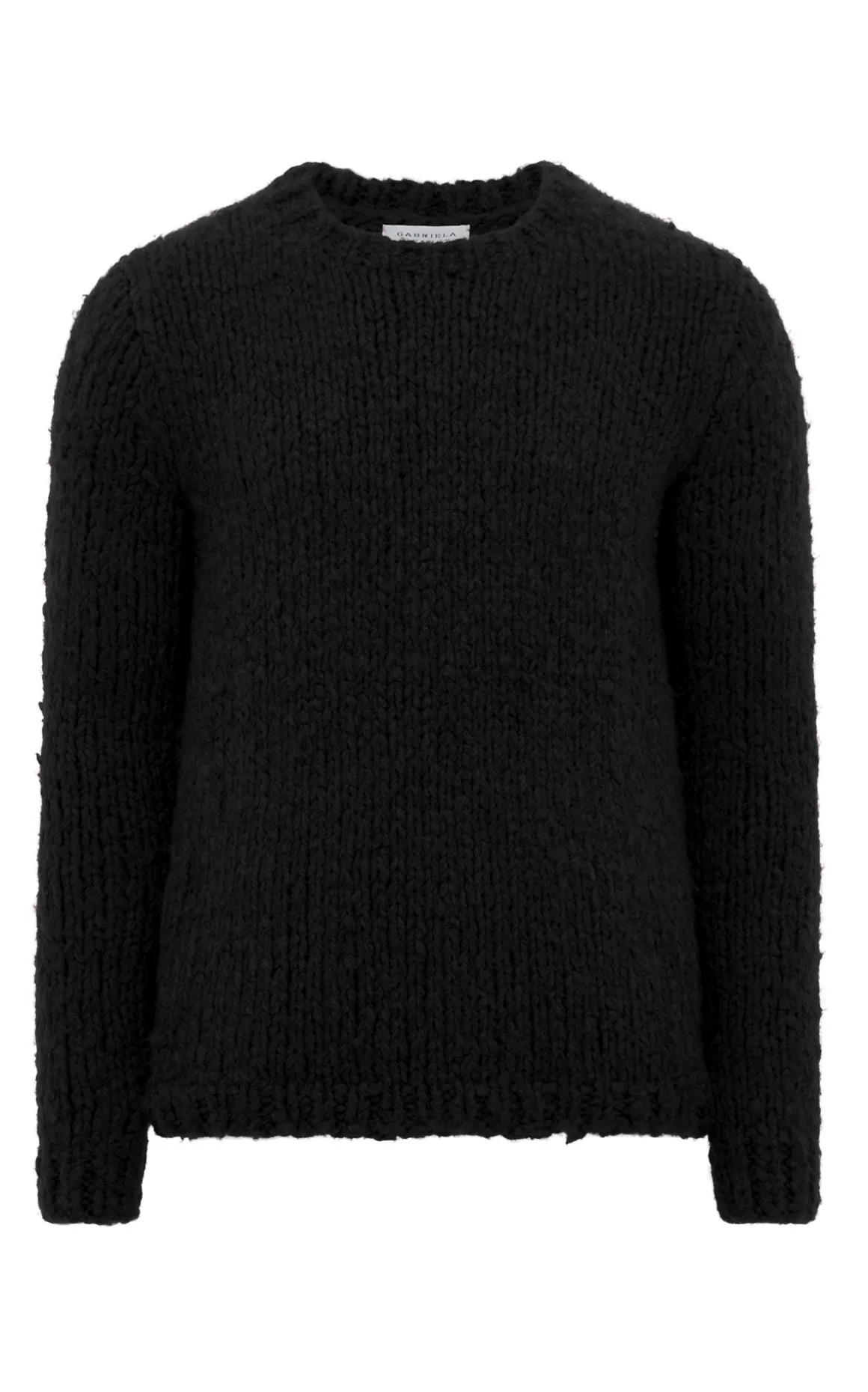 Lawrence Knit Sweater in Black Welfat Cashmere M