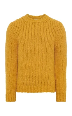 Lawrence Knit Sweater in Golden Birch Welfat Cashmere M