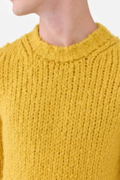 Lawrence Knit Sweater in Golden Birch Welfat Cashmere M