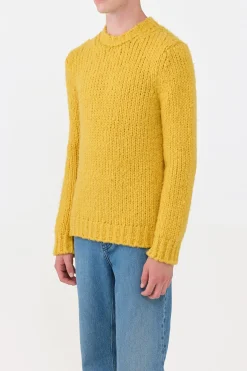 Lawrence Knit Sweater in Golden Birch Welfat Cashmere M