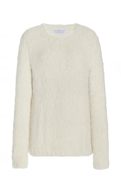 Lawrence Knit Sweater in Ivory Welfat Cashmere