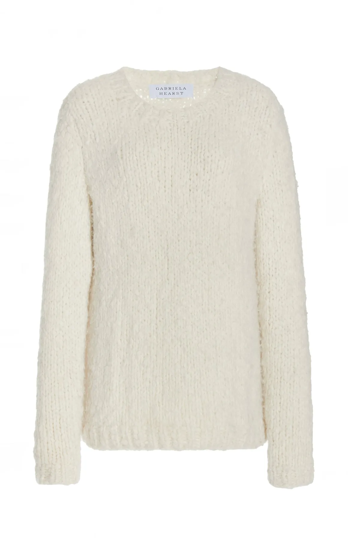 Lawrence Knit Sweater in Ivory Welfat Cashmere