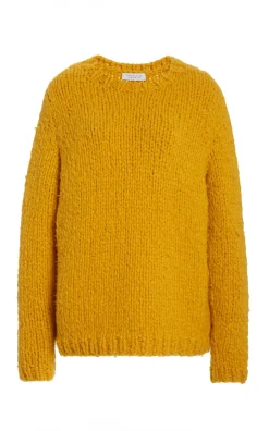 Lawrence Knit Sweater in Saffron Welfat Cashmere