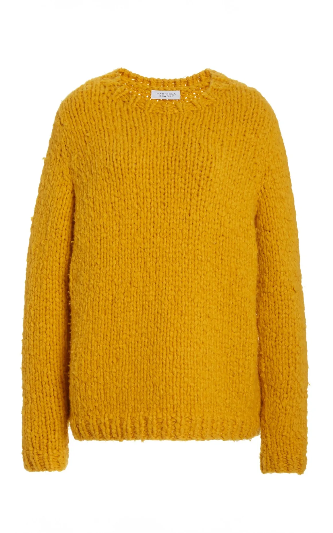 Lawrence Knit Sweater in Saffron Welfat Cashmere