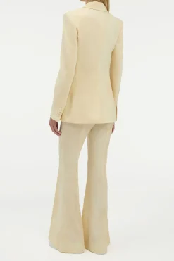 Leiva Blazer in Ivory Virgin Wool