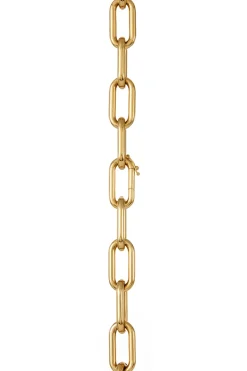 Link Choker Necklace in 18K Yellow Gold (Small Links)