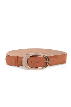 Lozewce Belt in Cognac Suede