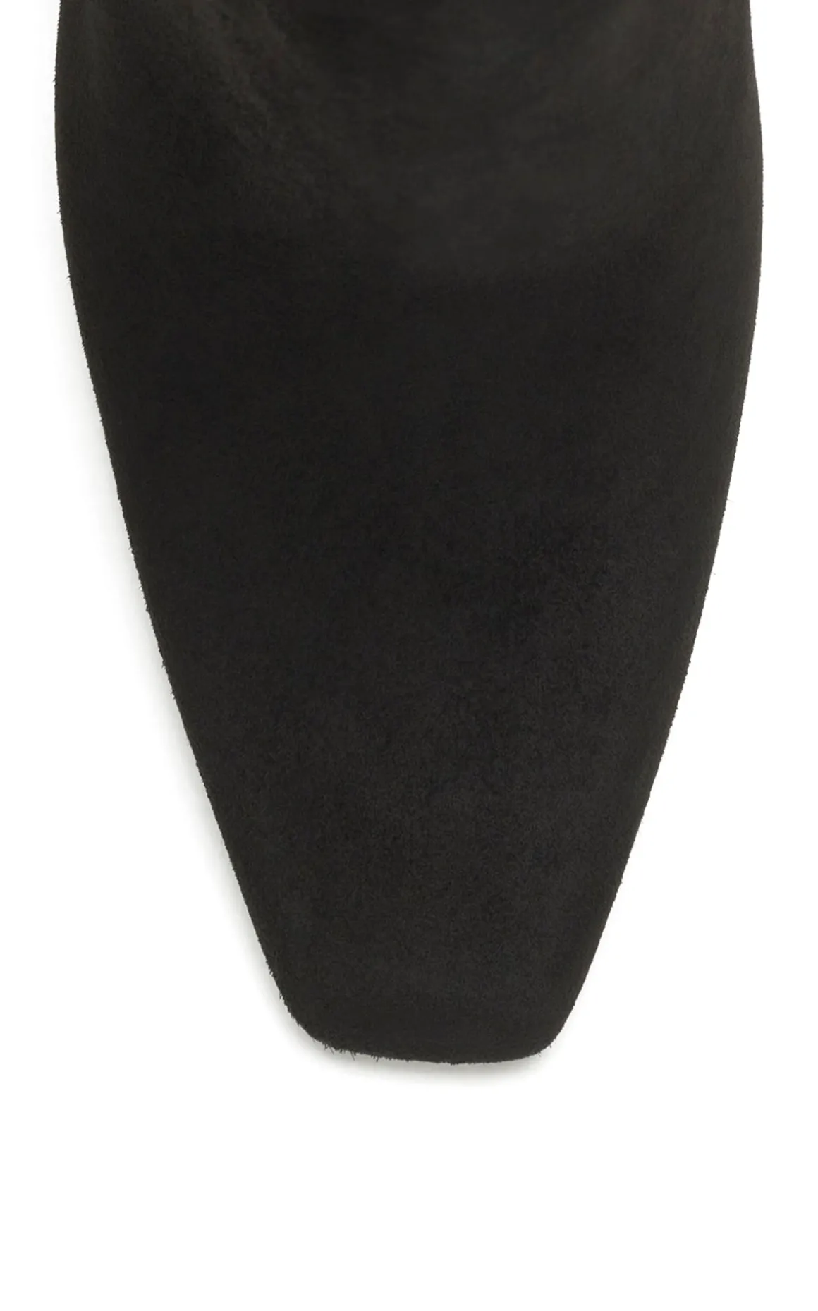 Luke High Heel Ankle Boot in Black Suede