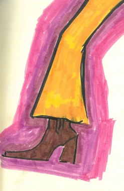 Luke High Heel Ankle Boot in Chocolate Leather