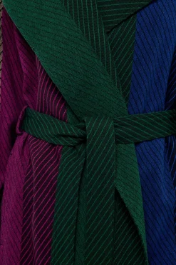 Lyra Trench Coat in Multi Cashmere