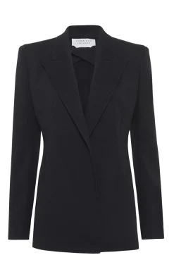 Mairi Blazer In Black Cashmere Jersey
