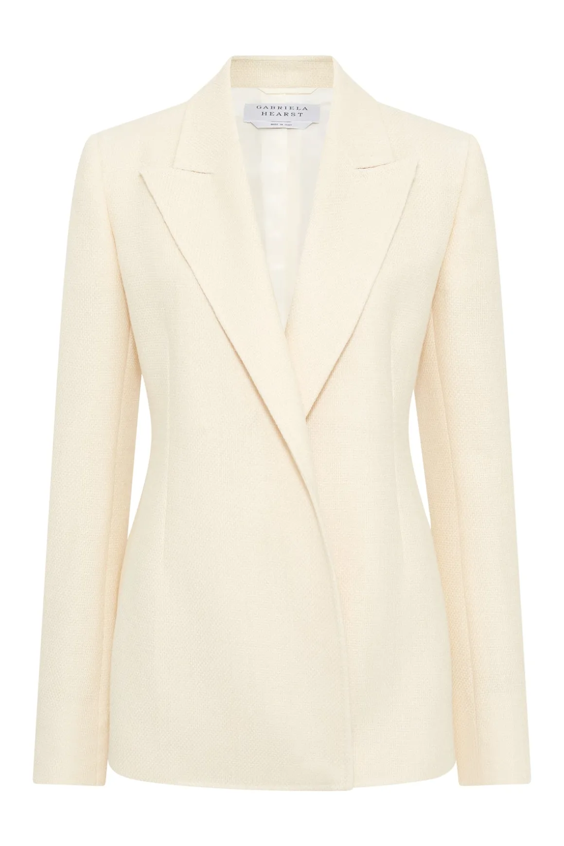 Mairi Blazer in Ivory Alpaca Wool