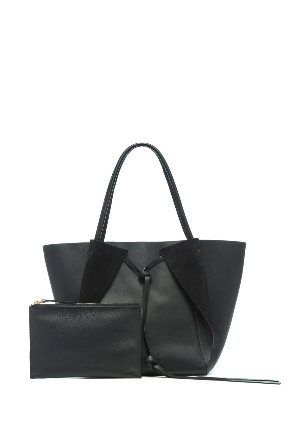 Marija Tote Bag in Black Nappa Leather