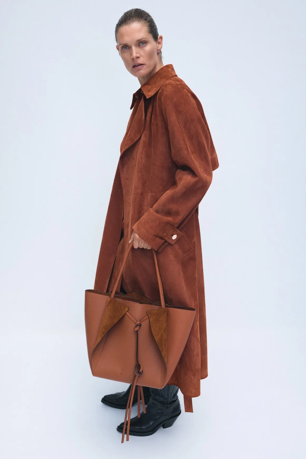 Marija Tote Bag in Cognac Leather