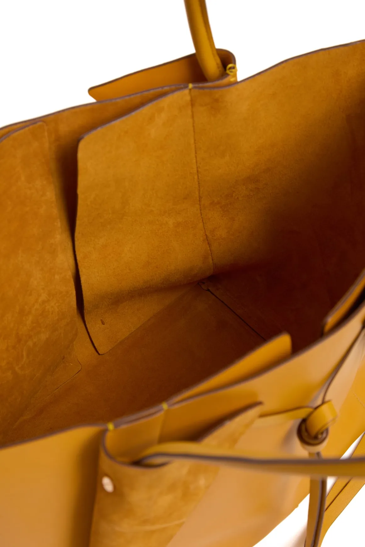 Marija Tote Bag in Golden Birch Nappa Leather