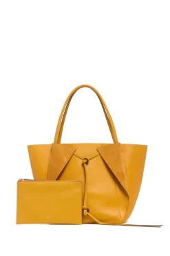 Marija Tote Bag in Golden Birch Nappa Leather