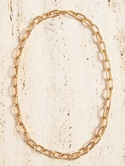 Medium Link Necklace in 18K Yellow Gold (Classic Links)