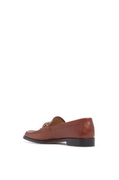 Melchora Stone Loafer in Cognac Leather