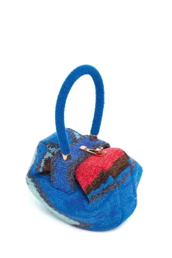 Nina Bag in Air Multi Crochet Cashmere