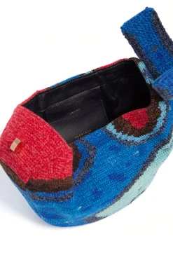 Nina Bag in Air Multi Crochet Cashmere