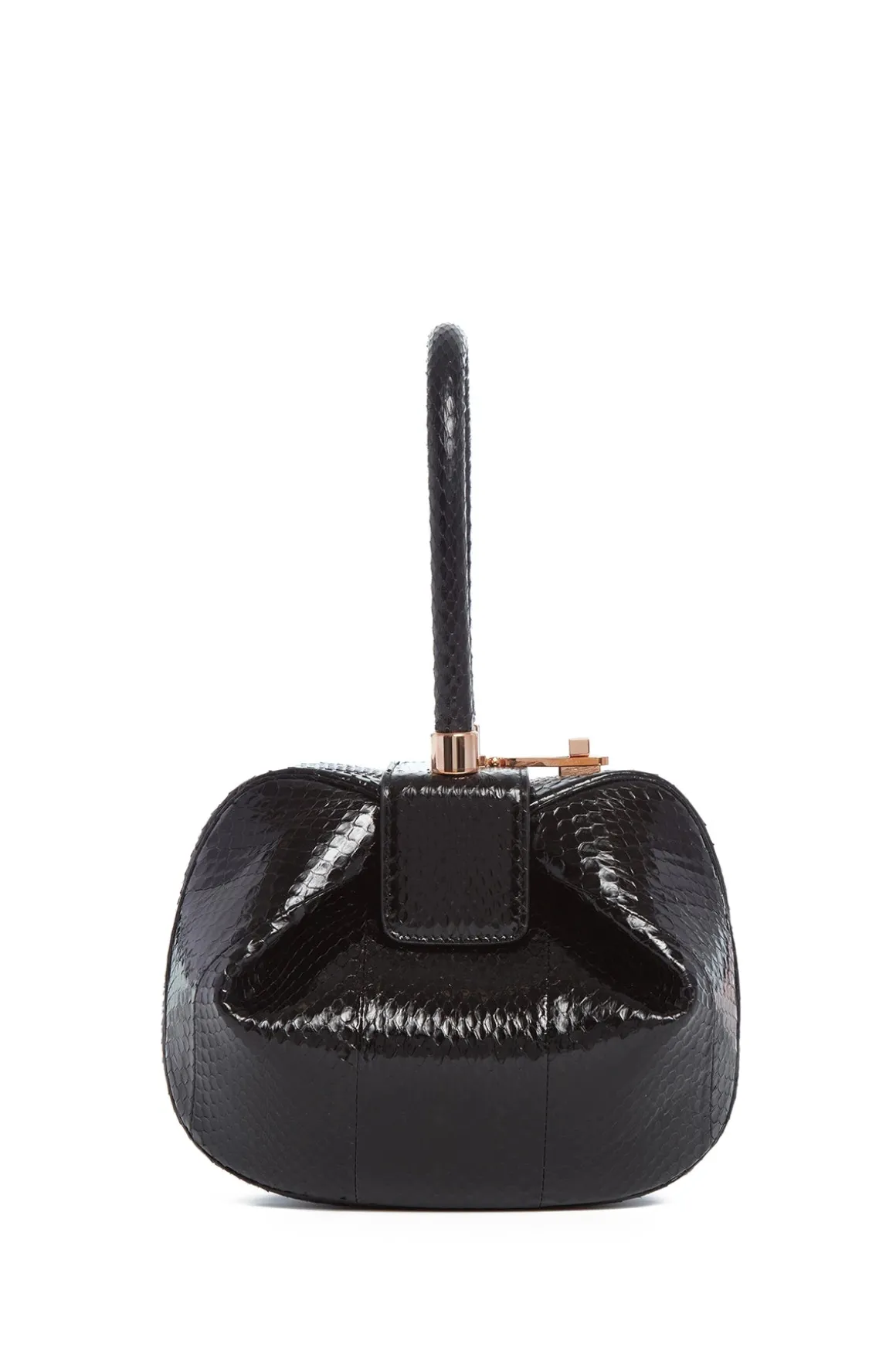 Nina Bag in Black Snakeskin