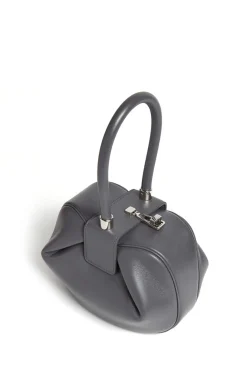 Nina Bag in Charcoal Nappa Leather