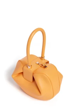 Nina Bag in Fluorescent Orange Nappa Leather