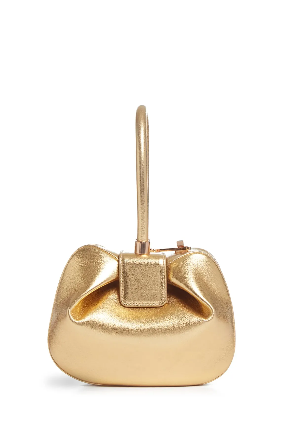 Nina Bag in Gold Metallic Nappa Leather