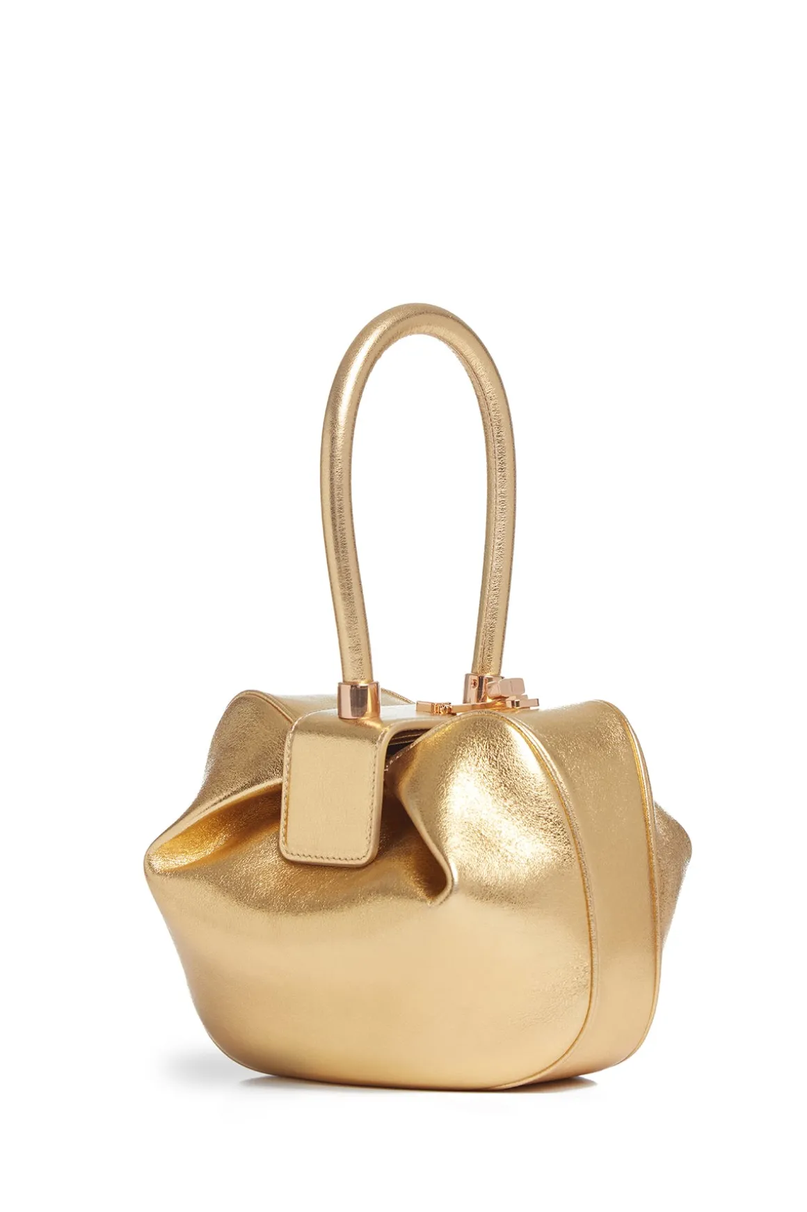 Nina Bag in Gold Metallic Nappa Leather