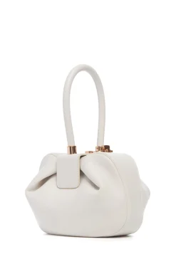 Nina Bag in Ivory Nappa Leather
