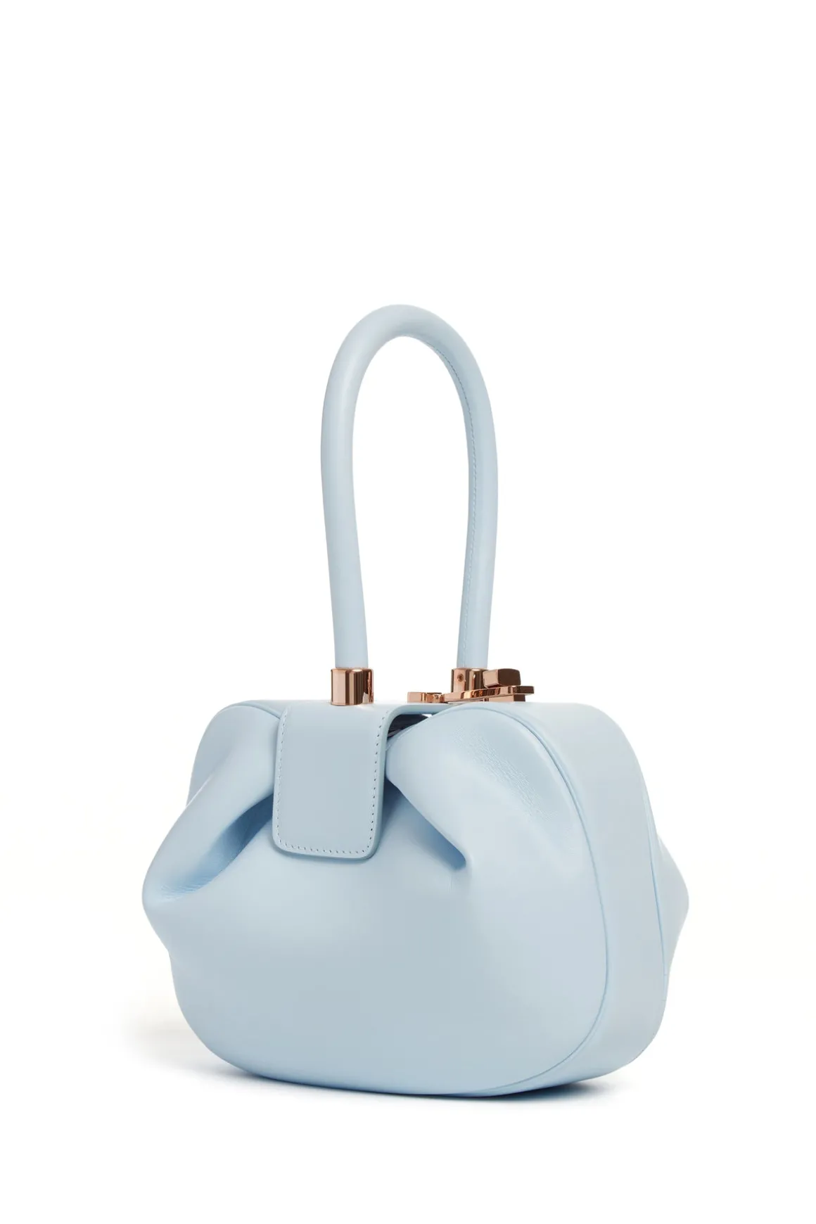 Nina Bag in Light Blue Nappa Leather