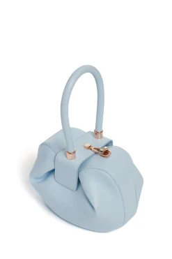 Nina Bag in Light Blue Nappa Leather
