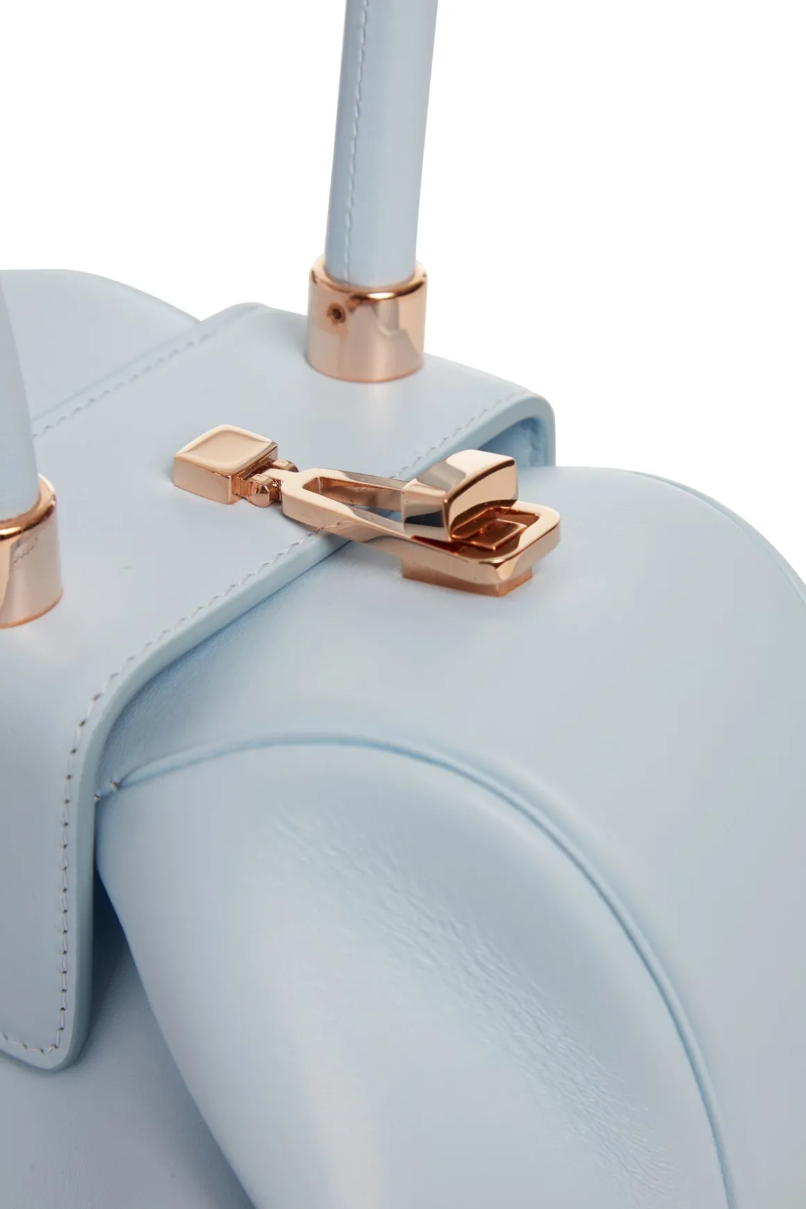 Nina Bag in Light Blue Nappa Leather