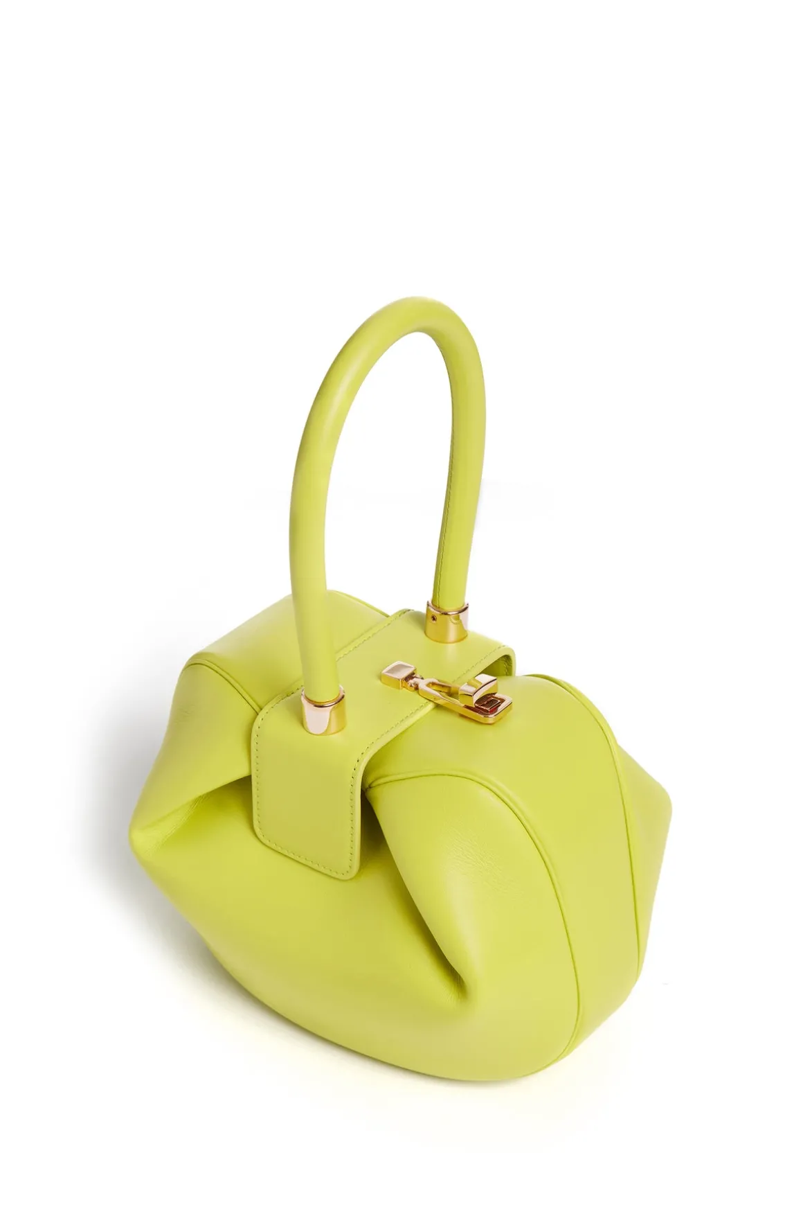 Nina Bag in Lime Adamite Nappa Leather