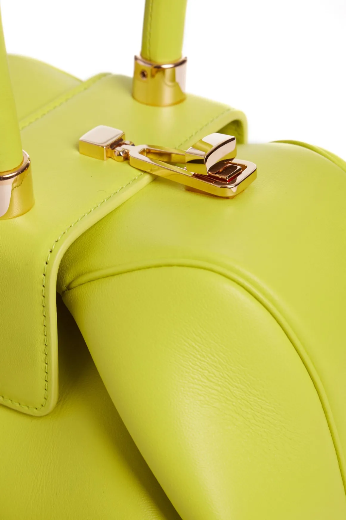 Nina Bag in Lime Adamite Nappa Leather