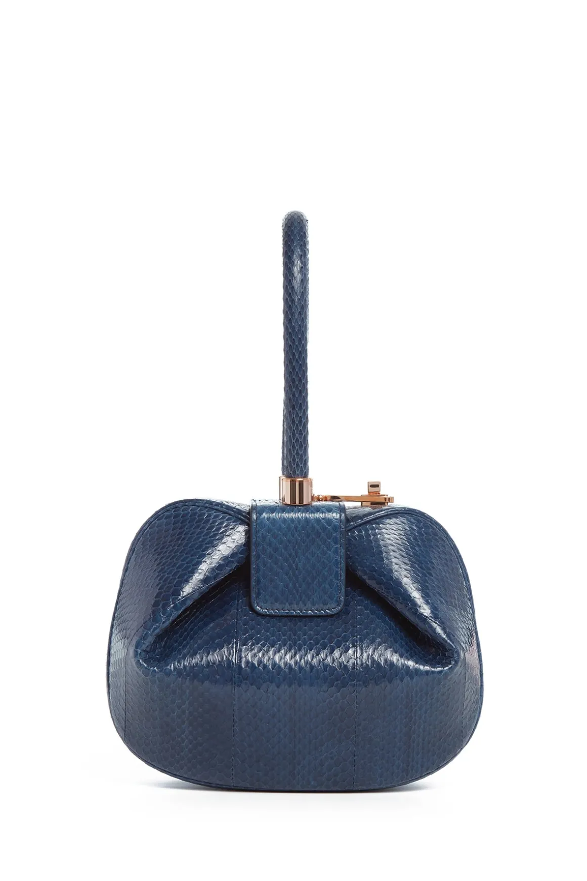 Nina Bag in Navy Snakeskin